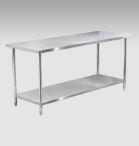 2-tier Worktable without Backsplash